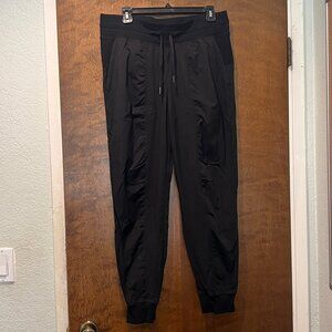 Lululemon Dance Studio Mid Rise Jogger Black Athleisure Lightly Used Size 10